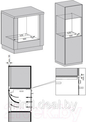 Электрический духовой шкаф Zorg Technology BE7 WH - фото 6 - id-p213289221