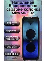 Портативная напольная беспроводная колонка Bluetooth MIVO MD-102 с микрофоном