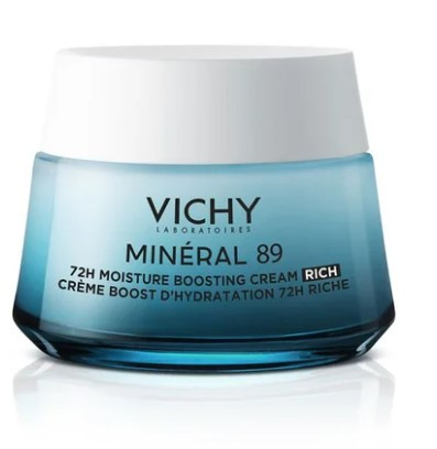 Насыщенный крем Vichy Виши Mineral 89 Увлажнение 72 часа для сухой и очень сухой кожи, 50 мл - фото 1 - id-p213288206