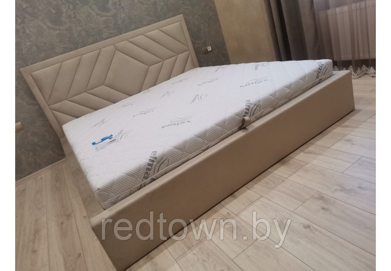 Кровать Розолина 120 , 140 , 160 , 180 , 200 см, с мягким изголовьем - фото 4 - id-p213307754