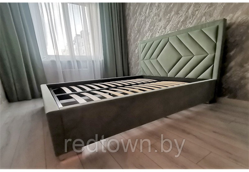 Кровать Розолина 120 , 140 , 160 , 180 , 200 см, с мягким изголовьем - фото 10 - id-p213307754