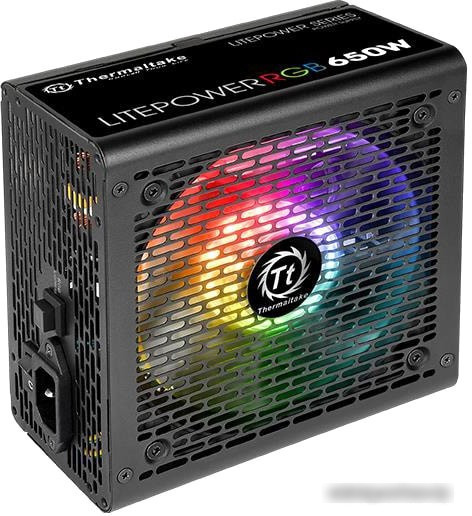 Блок питания Thermaltake Litepower RGB 650W LTP-650AL2NK - фото 4 - id-p213221979