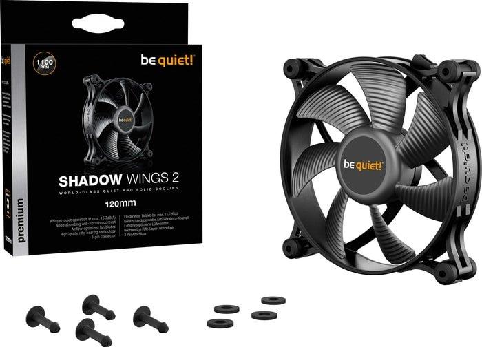 Вентилятор для корпуса be quiet! Shadow Wings 2 120mm BL084 - фото 5 - id-p213223323