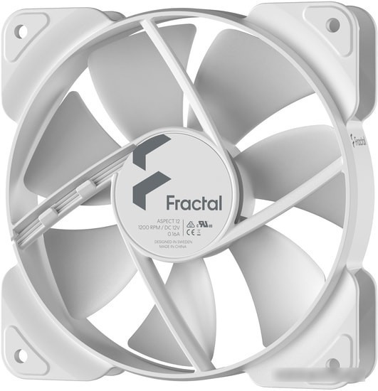 Вентилятор для корпуса Fractal Design Aspect 12 (белый) FD-F-AS1-1202 - фото 2 - id-p213223684