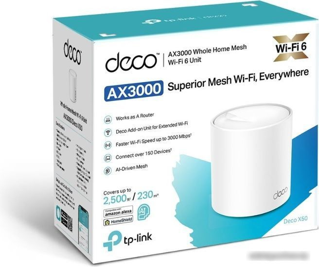 Wi-Fi роутер TP-Link Deco X50 - фото 4 - id-p213227065