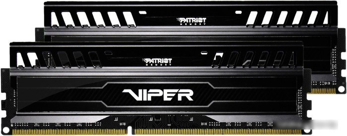 Оперативная память Patriot Viper 3 Black Mamba 2x4GB KIT DDR3 PC3-12800 (PV38G160C9K) - фото 1 - id-p213228480