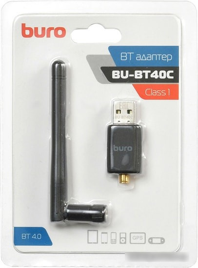 Bluetooth адаптер Buro BU-BT40С - фото 3 - id-p213227248