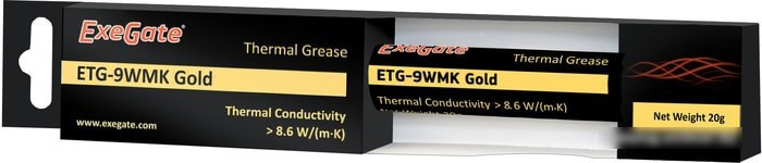 Термопаста ExeGate ETG-9WMK Gold EX282345RUS (20 г.) - фото 2 - id-p213223014