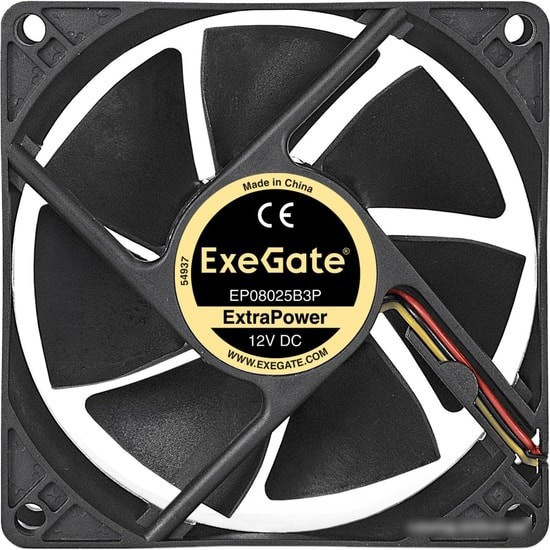 Вентилятор для корпуса ExeGate ExtraPower EP08025B3P EX288925RUS - фото 3 - id-p213223010