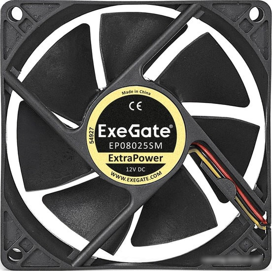 Вентилятор для корпуса ExeGate ExtraPower EP08025SM EX283382RUS - фото 2 - id-p213223093