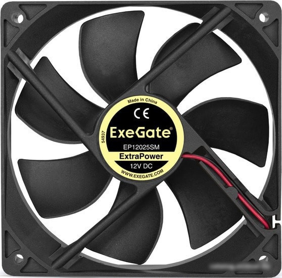 Вентилятор для корпуса ExeGate ExtraPower EP12025SM EX283395RUS - фото 2 - id-p213222984