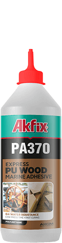Akfix PA370 Экспресс водостойкий клей на полиуретановой основе D4 500 гр. Прозрачный - фото 1 - id-p213321321