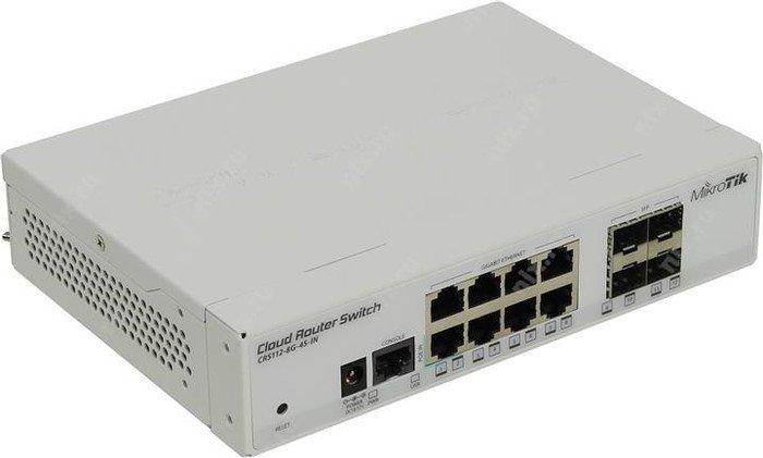 Коммутатор Mikrotik Cloud Router Switch [CRS112-8G-4S-IN] - фото 1 - id-p213226856