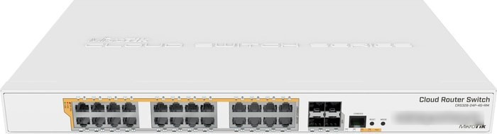 Коммутатор Mikrotik CRS328-24P-4S+RM - фото 1 - id-p213226857