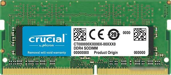 Оперативная память Crucial 8GB DDR4 SODIMM PC4-21300 CT8G4SFS8266 - фото 1 - id-p213228031