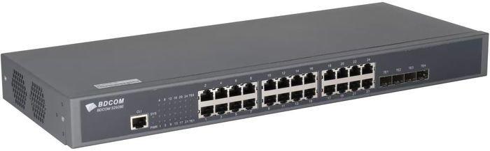 Управляемый коммутатор 3-го уровня BDCOM S2900-24T4X - фото 3 - id-p213226956