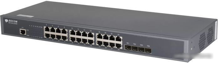 Управляемый коммутатор 3-го уровня BDCOM S2900-24T4X - фото 4 - id-p213226956