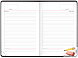 Ежедневник недатированный А5 OfficeSpace Winner, 136 листов, обложка - кожзам, голубой, арт.En5_31645, фото 4