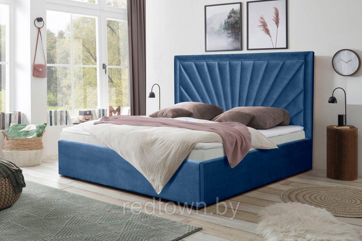 Кровать Анабель 160см, с мягким изголовьем - фото 1 - id-p213342276