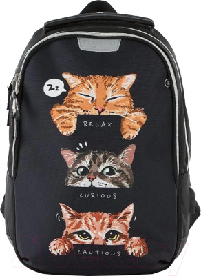 Школьный рюкзак Ecotope Kids Коты / 057-22003/1-33-CLR - фото 1 - id-p213330930