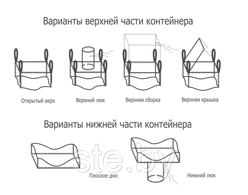 Четырехстроповые МКР антистатические (биг-бэг) - фото 3 - id-p189981612