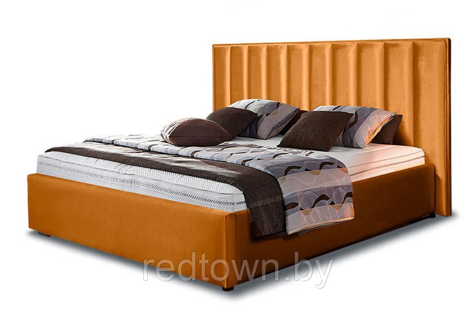 Кровать Ева 90 , 120, 140 , 160 , 180 , 200 см, с мягким изголовьем - фото 2 - id-p213348584
