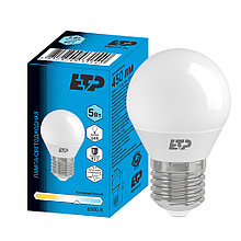 Лампа светодиодная 5W G45 Е27 4000К (100) ETP