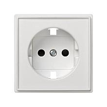 2705041-030 Накладка со шторками для розетки
с заземлением Schuko 2Р+Е IK07 белого цвета Scudo