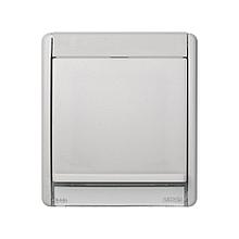 4400036-102 Рамка с прозрачной накладкой для 
ориентационных светильников или индикаторов серого цвет