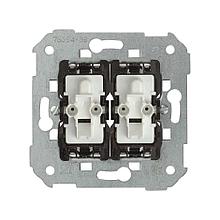 7502251-039 Двухклавишный перекрестный выключатель
(с 3-х мест) 10AX 250В~