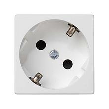 K11/9 Розетка с заземлением и шторками K45
Schuko 2Р+Е 16A 250В~ белого цвета с безвинтовым соединением Simon