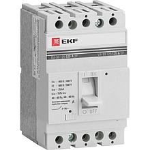 Выключатель автоматический ВА-99 125/100А 3P
25кА EKF PROxima