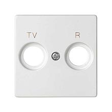 82053-30 Накладка для розетки R-TV+SAT с пиктограммой
"TV R" белого цвета
