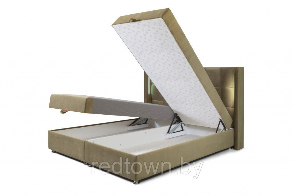 Кровать Мия 140, 160 , 180 , 200 см, с мягким изголовьем - фото 4 - id-p213357179