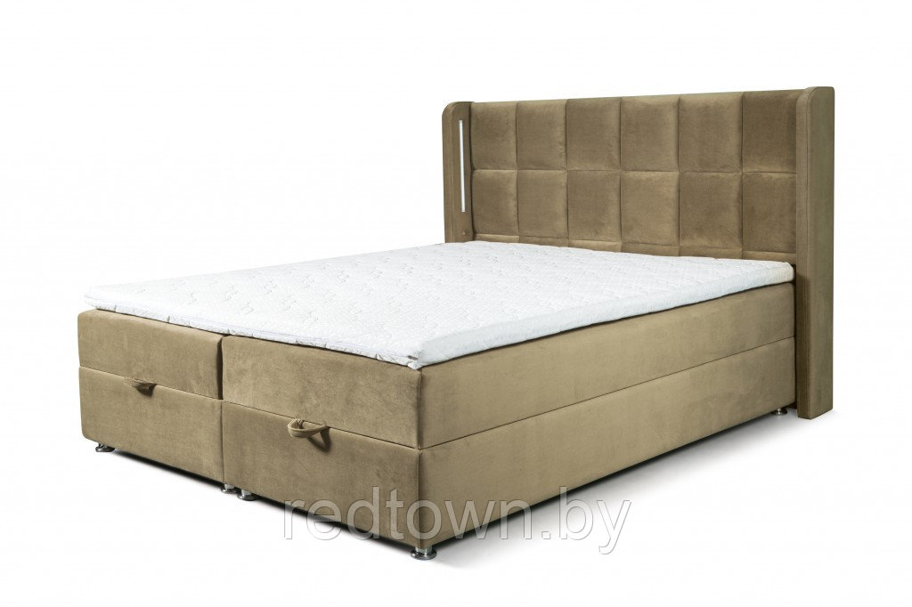 Кровать Мия 140, 160 , 180 , 200 см, с мягким изголовьем - фото 3 - id-p213357179