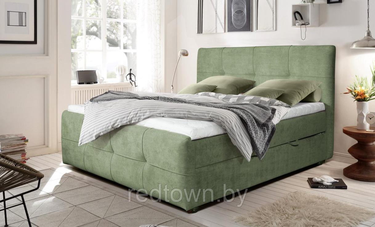Кровать Яна 140, 160 , 180 ,200 см, с мягким изголовьем - фото 3 - id-p213359560
