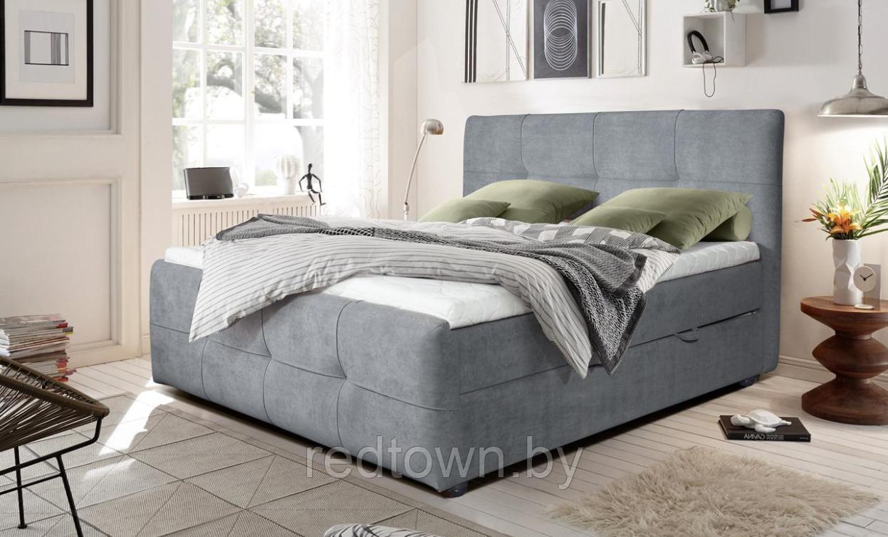 Кровать Яна 140, 160 , 180 ,200 см, с мягким изголовьем - фото 5 - id-p213359560
