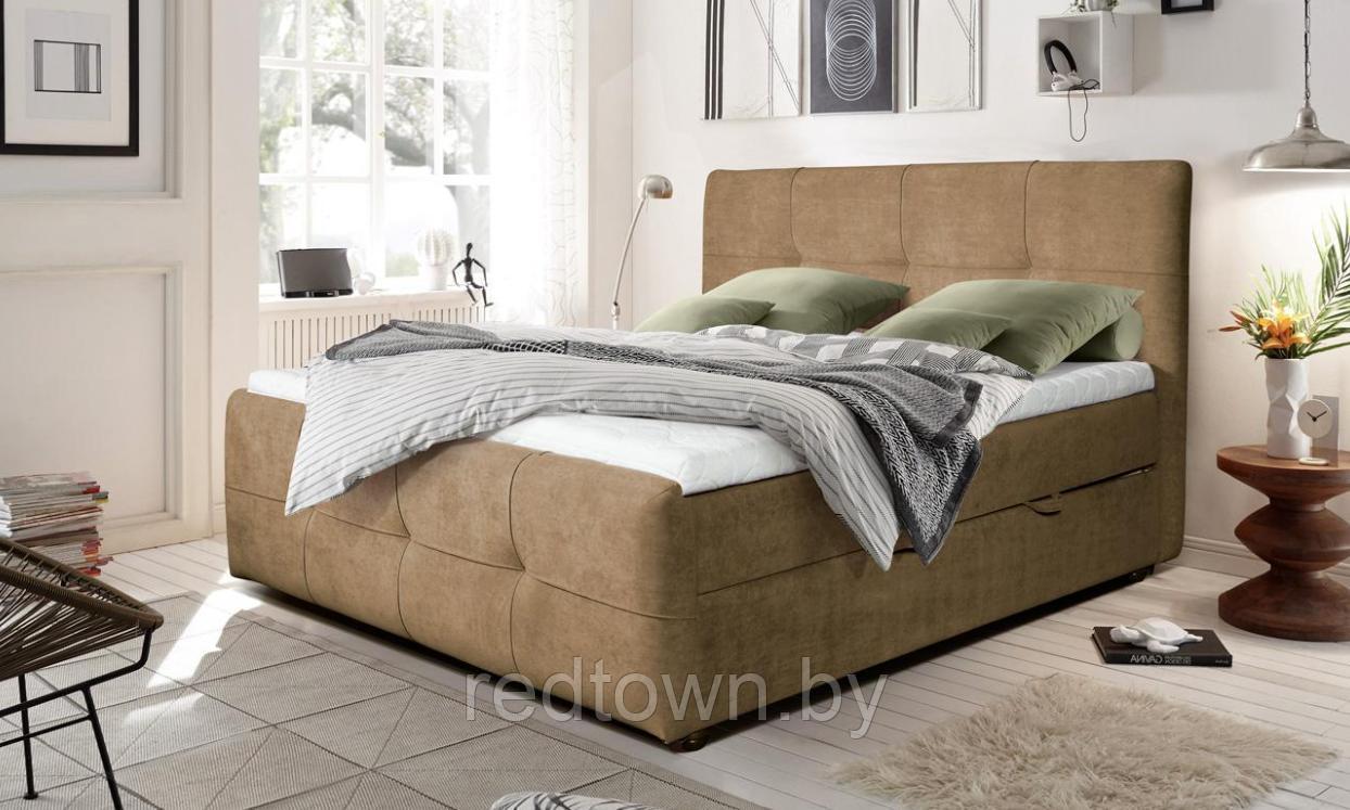 Кровать Яна 140, 160 , 180 ,200 см, с мягким изголовьем - фото 6 - id-p213359560