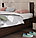 Кровать полуторная Империал Аврора 120*200 см с основанием венге/дуб молочный, фото 2