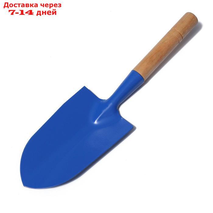 Набор садового инструмента, 3 предмета: совок, рыхлитель, вилка, длина 28 см, деревянные ручки - фото 6 - id-p213285403