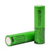 Аккумулятор 18650 3500mAh - LG INR18650MJ1, 3.7v, 10А, Li-Ion, зелёный, плоский +