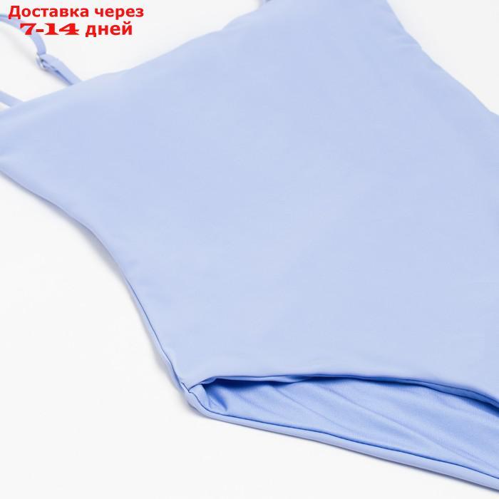 Купальный костюм слитный Basic MINAKU цвет синий, р-р 50 - фото 9 - id-p213287146