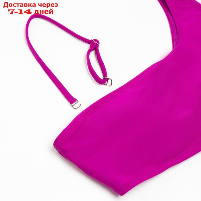 Купальный костюм раздельный MINAKU с ремешком цвет фиолетовый, р-р 44 - фото 8 - id-p213287148