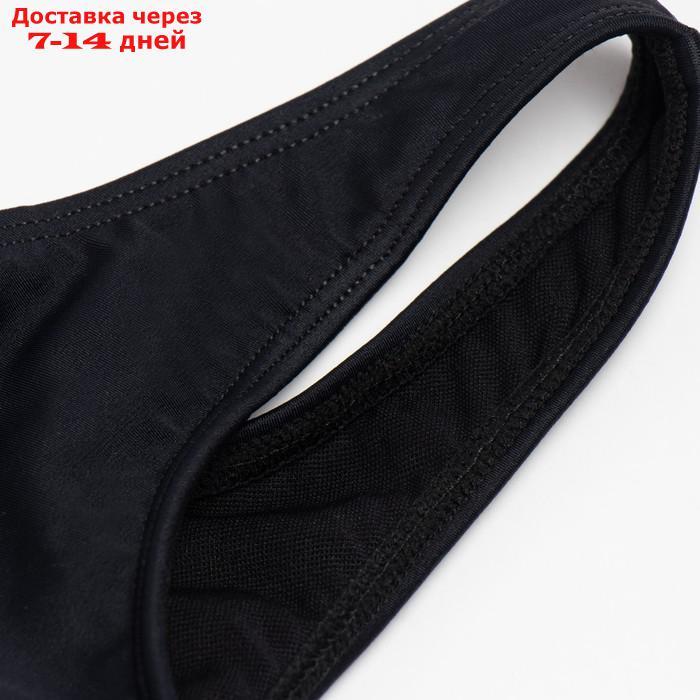 Купальный костюм раздельный MINAKU с ремешком цвет черный, р-р 42 - фото 2 - id-p213287172