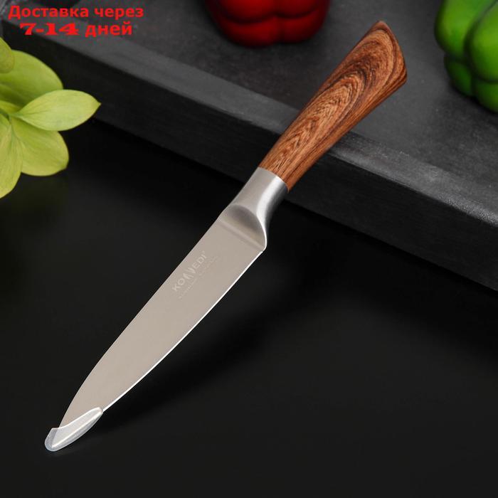 Нож кухонный Доляна Forest, универсальный, лезвие 12,5 см - фото 4 - id-p213284520