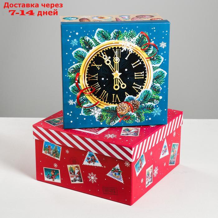 Набор подарочных коробок 3 в 1 "Советский", 18 х 18 х 10 22 х 22 х 12 см - фото 2 - id-p213284583