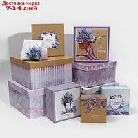 Набор подарочных коробок 10 в 1 "Прованс", 10.2 × 10.2 × 6 28.2 × 28.2 × 15 см