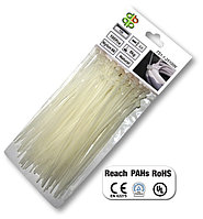 Хомут-стяжка 2,5х200мм прозрачный (100шт в уп.)