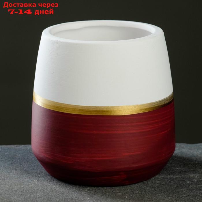 Кашпо керамическое "Бочонок", двухцветное, микс 11*10см - фото 9 - id-p213284107