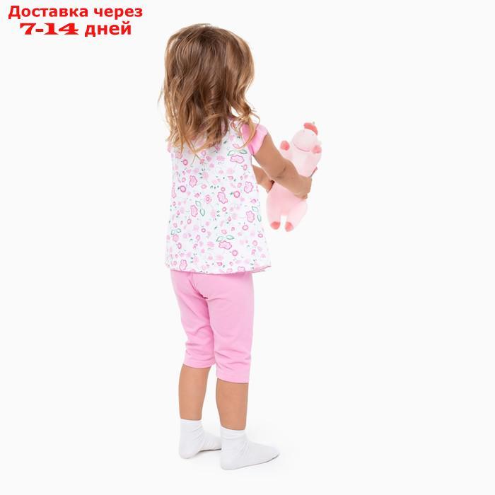 Комплект (футболка, штанишки) для девочки, цвет микс, рост 80-86 см (26) - фото 6 - id-p213287591